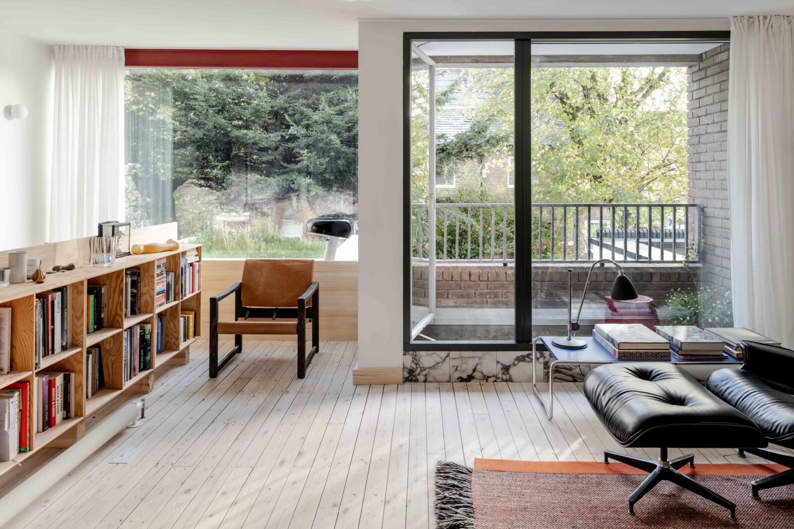 Living in a boxy, brown-brick terrace – enhanced by Danish design sensibilities