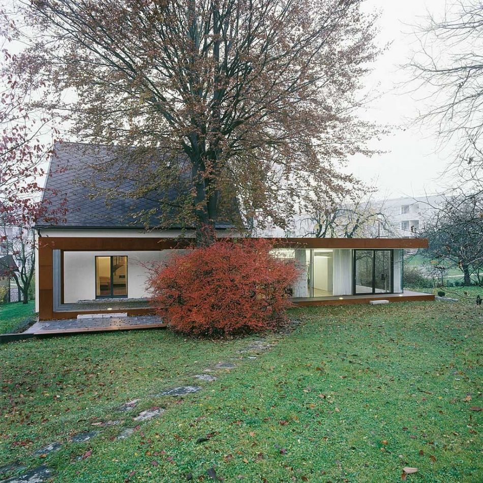 Folded Corten House, The Modern House