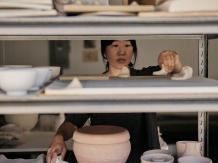 Nancy Kwon is transforming earthy materials into elegant vessels from her garden studio in Los Angeles