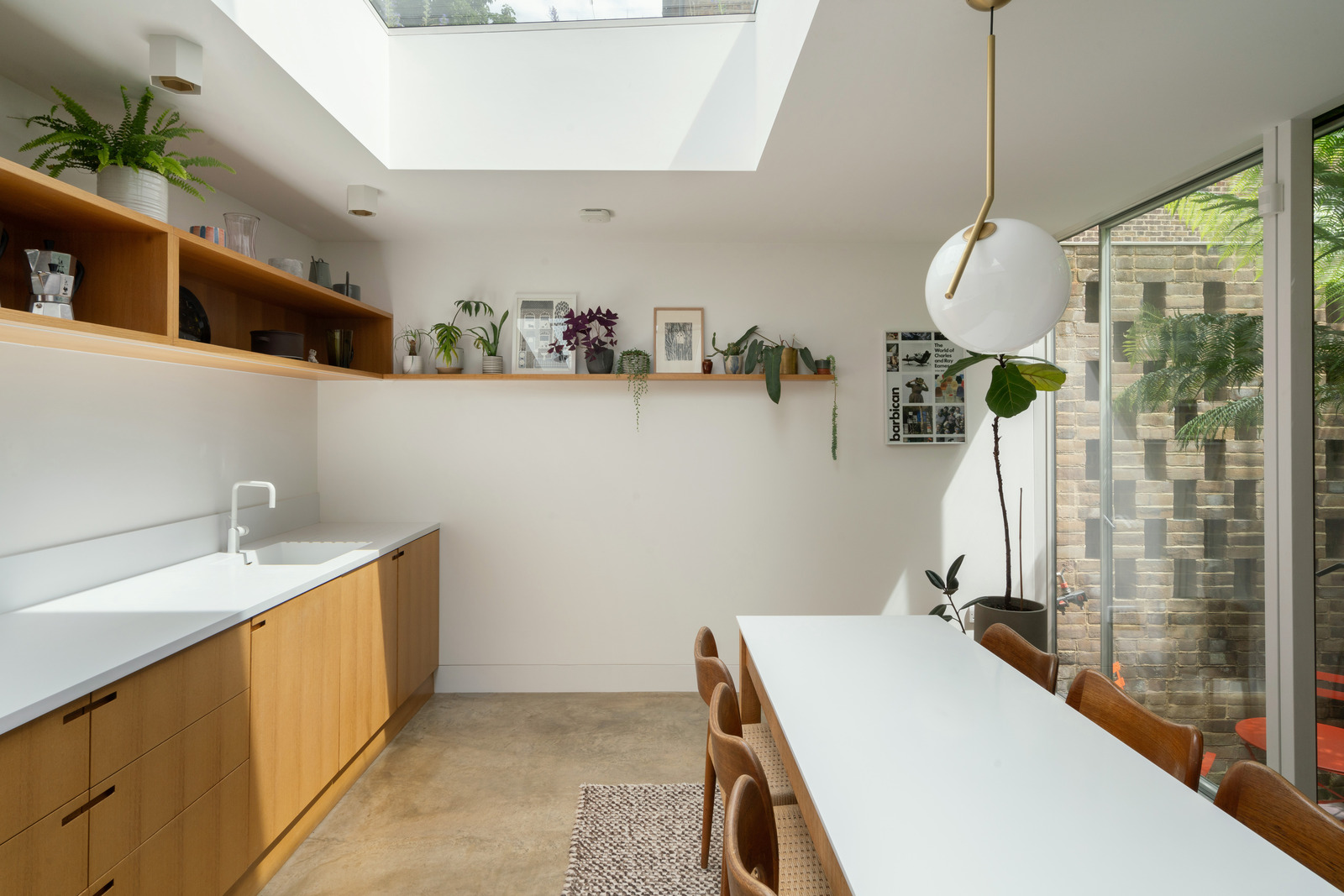 Desert modernism meets London stock brick in the strikingly staggered ...